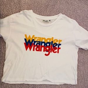 wrangler cropped tshirt